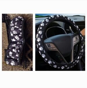 4/$40 New Paw Print Stearing Wheel Cover